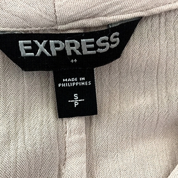 Express Dolman Sleeved Cropped Knot Tie Front Women's Top Size Small (EUC) - Picture 5 of 7